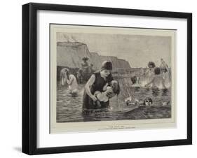 The First Dip-James Elder Christie-Framed Giclee Print