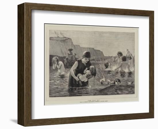 The First Dip-James Elder Christie-Framed Giclee Print