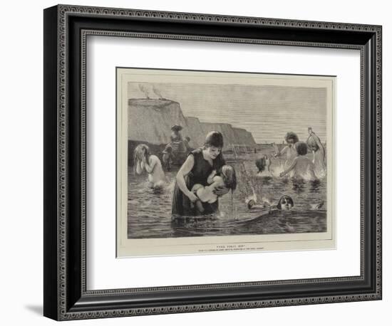 The First Dip-James Elder Christie-Framed Giclee Print