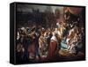 The First Distribution of the Crosses of the Legion of Honor by Jean Baptiste Debret-null-Framed Stretched Canvas