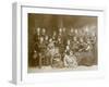 The First Dramatic Theatre Group in Warsaw, 1866-null-Framed Giclee Print