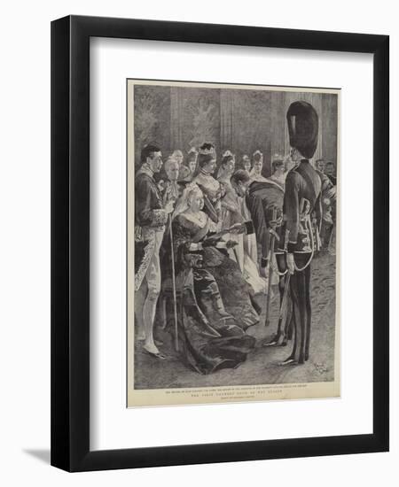 The First Drawing Room of the Season-null-Framed Premium Giclee Print