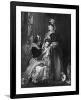 The First Ear Ring, 1849-William Greatbach-Framed Giclee Print
