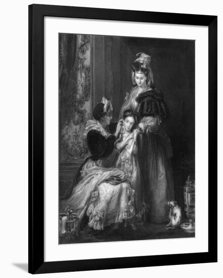 The First Ear Ring, 1849-William Greatbach-Framed Giclee Print