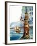 The First Eddystone Lighthouse-Peter Jackson-Framed Giclee Print