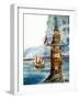 The First Eddystone Lighthouse-Peter Jackson-Framed Giclee Print