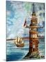 The First Eddystone Lighthouse-Peter Jackson-Mounted Giclee Print