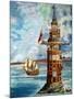 The First Eddystone Lighthouse-Peter Jackson-Mounted Premium Giclee Print