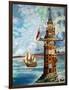 The First Eddystone Lighthouse-Peter Jackson-Framed Giclee Print