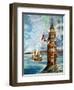 The First Eddystone Lighthouse-Peter Jackson-Framed Premium Giclee Print