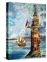 The First Eddystone Lighthouse-Peter Jackson-Stretched Canvas
