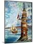 The First Eddystone Lighthouse-Peter Jackson-Mounted Giclee Print