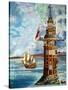 The First Eddystone Lighthouse-Peter Jackson-Stretched Canvas