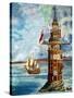 The First Eddystone Lighthouse-Peter Jackson-Stretched Canvas