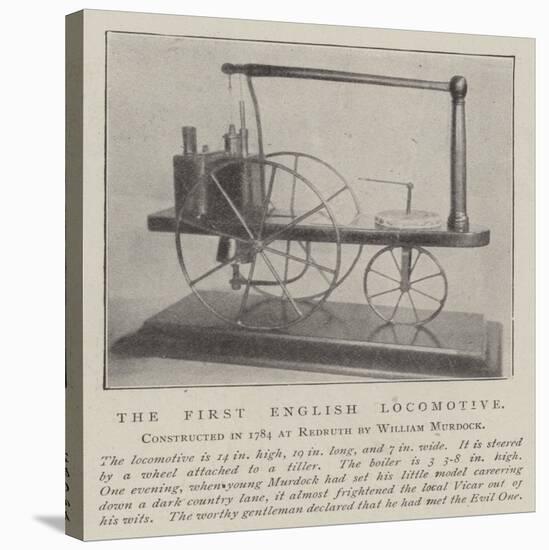 The First English Locomotive-null-Stretched Canvas
