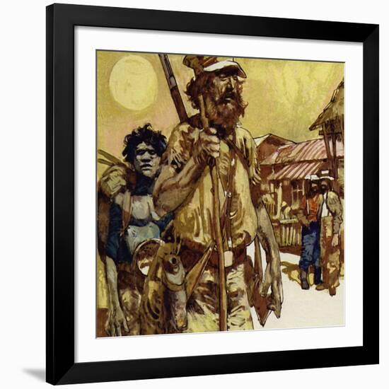The First Exploration of Australia Was Undertaken by Edward John Eyre-null-Framed Giclee Print