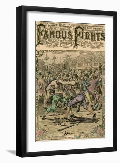 The First Fight Between Tom Spring and Jack Langan, 1824-null-Framed Giclee Print