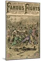 The First Fight Between Tom Spring and Jack Langan, 1824-null-Mounted Giclee Print