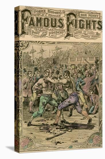 The First Fight Between Tom Spring and Jack Langan, 1824-null-Stretched Canvas