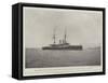 The First First-Class Battle-Ship of King Edward's Reign, HMS Russell-null-Framed Stretched Canvas