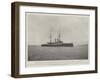 The First First-Class Battle-Ship of King Edward's Reign, HMS Russell-null-Framed Giclee Print