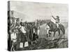 The First Flag of Argentina Presented to the Revolutionary Army by General Belgrano on February 27,-Tarker-Stretched Canvas