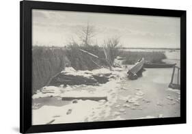 The First Frost ( la première gelée)-Peter Henry Emerson-Framed Giclee Print