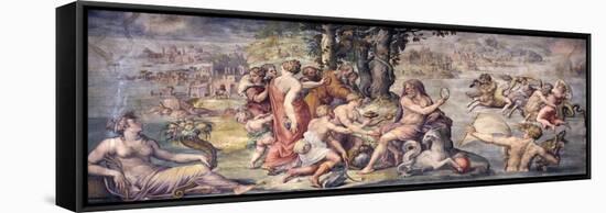 The First Fruits from Earth Offered to Saturn, 1655-1657-Giorgio Vasari-Framed Stretched Canvas