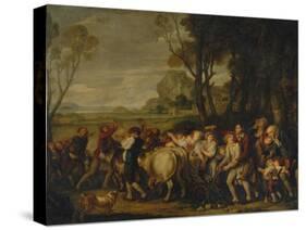 The First Furrow-Jean-Baptiste Greuze-Stretched Canvas