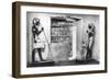 The First Glimpse of Tutankhamun's Tomb, Egypt, 1933-1934-null-Framed Giclee Print