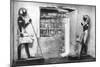 The First Glimpse of Tutankhamun's Tomb, Egypt, 1933-1934-null-Mounted Giclee Print