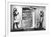 The First Glimpse of Tutankhamun's Tomb, Egypt, 1933-1934-null-Framed Giclee Print