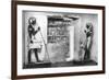 The First Glimpse of Tutankhamun's Tomb, Egypt, 1933-1934-null-Framed Giclee Print