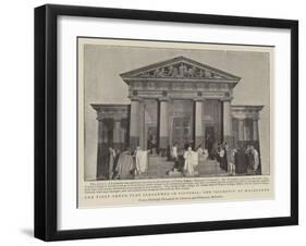 The First Greek Play Performed in Victoria, the Alcestis at Melbourne-null-Framed Giclee Print