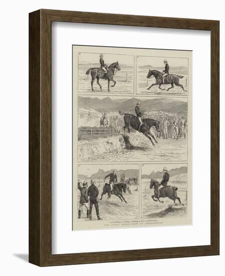 The First Horse-Show in Afghanistan-null-Framed Giclee Print