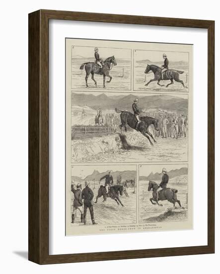 The First Horse-Show in Afghanistan-null-Framed Giclee Print