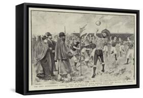 The First International Football Match in France-null-Framed Stretched Canvas