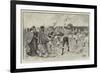 The First International Football Match in France-null-Framed Giclee Print