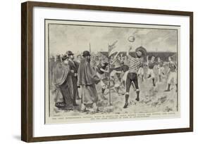 The First International Football Match in France-null-Framed Giclee Print