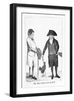 The First Interview in 1786' Between Deacon Brodie and George Smith, 1788-John Kay-Framed Giclee Print