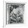 The First Interview of Christopher Columbus with the Natives of America, 1777-null-Framed Giclee Print