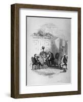 The First Interview with Mr. Serjeant Snubbin, Illustration from 'The Pickwick Papers'-Hablot Knight Browne-Framed Giclee Print