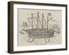 The First Ironclad, 1585-null-Framed Giclee Print