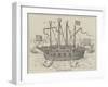 The First Ironclad, 1585-null-Framed Giclee Print