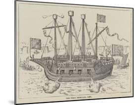 The First Ironclad, 1585-null-Mounted Giclee Print