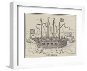 The First Ironclad, 1585-null-Framed Giclee Print