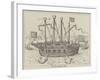 The First Ironclad, 1585-null-Framed Giclee Print