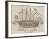 The First Ironclad, 1585-null-Framed Giclee Print