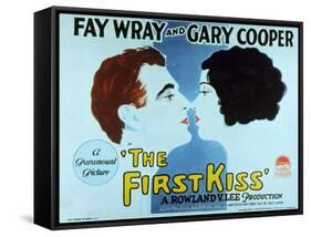 The First Kiss, 1928-null-Framed Stretched Canvas