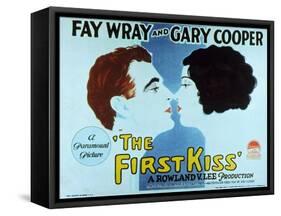 The First Kiss, 1928-null-Framed Stretched Canvas